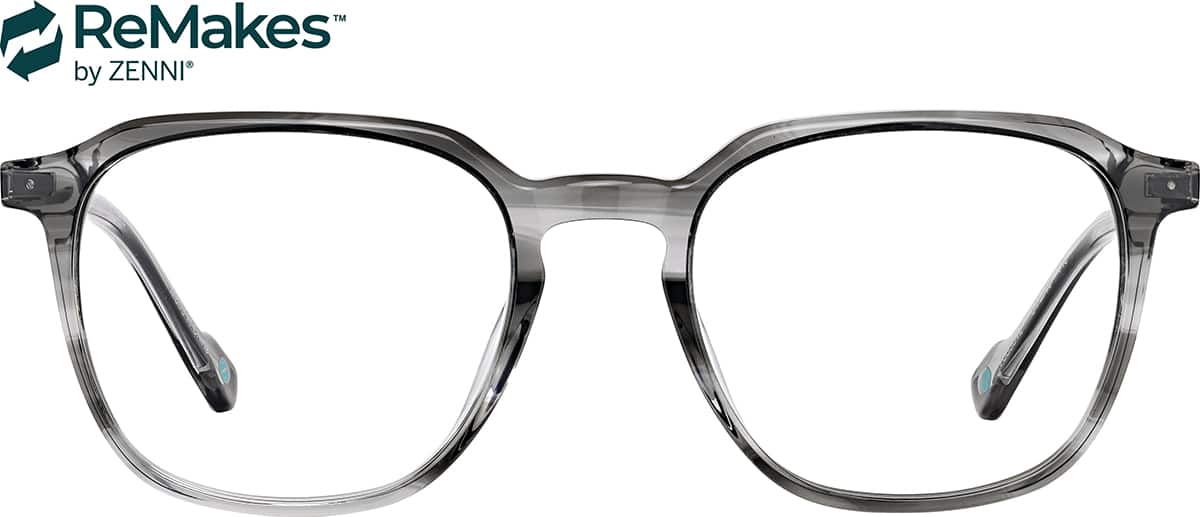 Front view of Square Glasses 7839812 in Gray