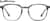 Front view of Square Glasses 7839812 in Gray thumbnail