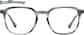 Front view of Square Glasses 7839812 in Gray thumbnail