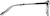 Side view of Square Glasses 7839812 in Gray thumbnail