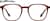 Front view of Square Glasses 7839815 in Brown thumbnail