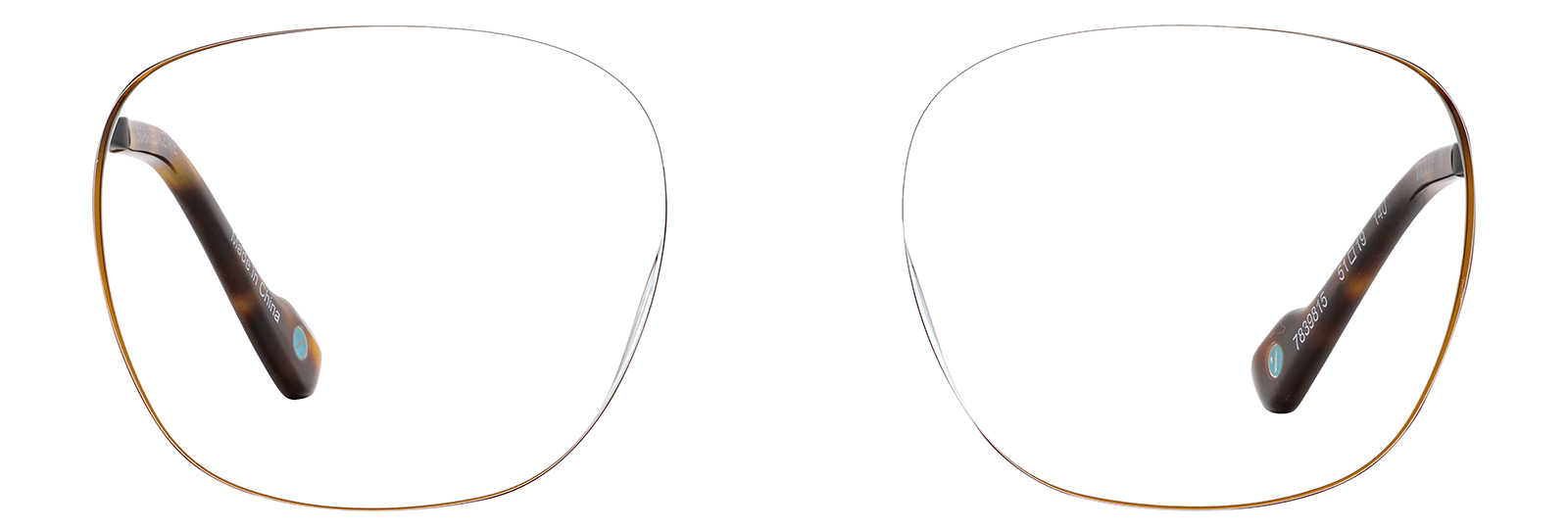 Gray Square Glasses #7839812 | Zenni Optical