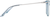 Side view of Square Glasses 7839916 in Blue thumbnail