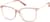 Angle view of Square Glasses 7839919 in Pink thumbnail
