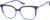 Angle view of Square Glasses 7840216 in Blue thumbnail