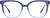 Front view of Square Glasses 7840216 in Blue thumbnail