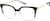 Angle view of Square Glasses 7840221 in Black thumbnail