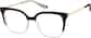 Angle view of Square Glasses 7840221 in Black thumbnail