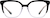 Front view of Square Glasses 7840221 in Black thumbnail