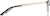 Side view of Square Glasses 7840221 in Black thumbnail