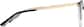Side view of Square Glasses 7840221 in Black thumbnail