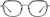 Front view of Geometric Glasses 7840312 in Gray thumbnail