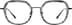 Geometric Glasses 7840312 in Gray
