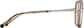 Side view of Geometric Glasses 7840315 in Brown thumbnail