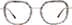 Geometric Glasses 7840316 in Blue