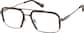 Angle view of Aviator Glasses 7840425 in Tortoiseshell thumbnail