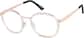 Angle view of Oasis Glasses 7840523 in Clear thumbnail