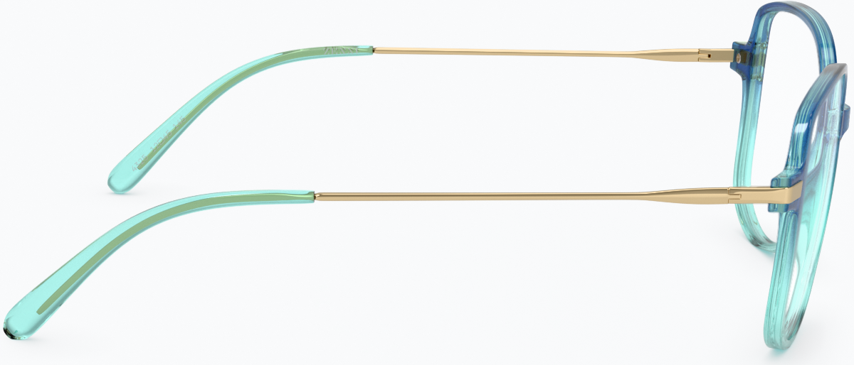 Side view of Geometric Glasses 7840616 in Blue thumbnail