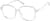 Angle view of Geometric Glasses 7840623 in Clear thumbnail