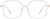 Front view of Geometric Glasses 7840623 in Clear thumbnail