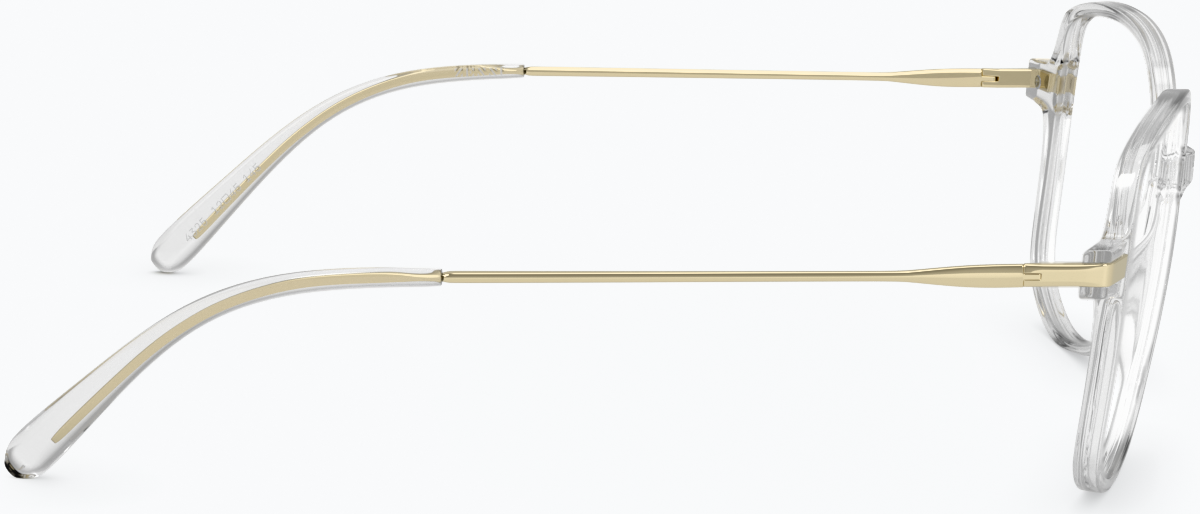 Side view of Geometric Glasses 7840623 in Clear thumbnail