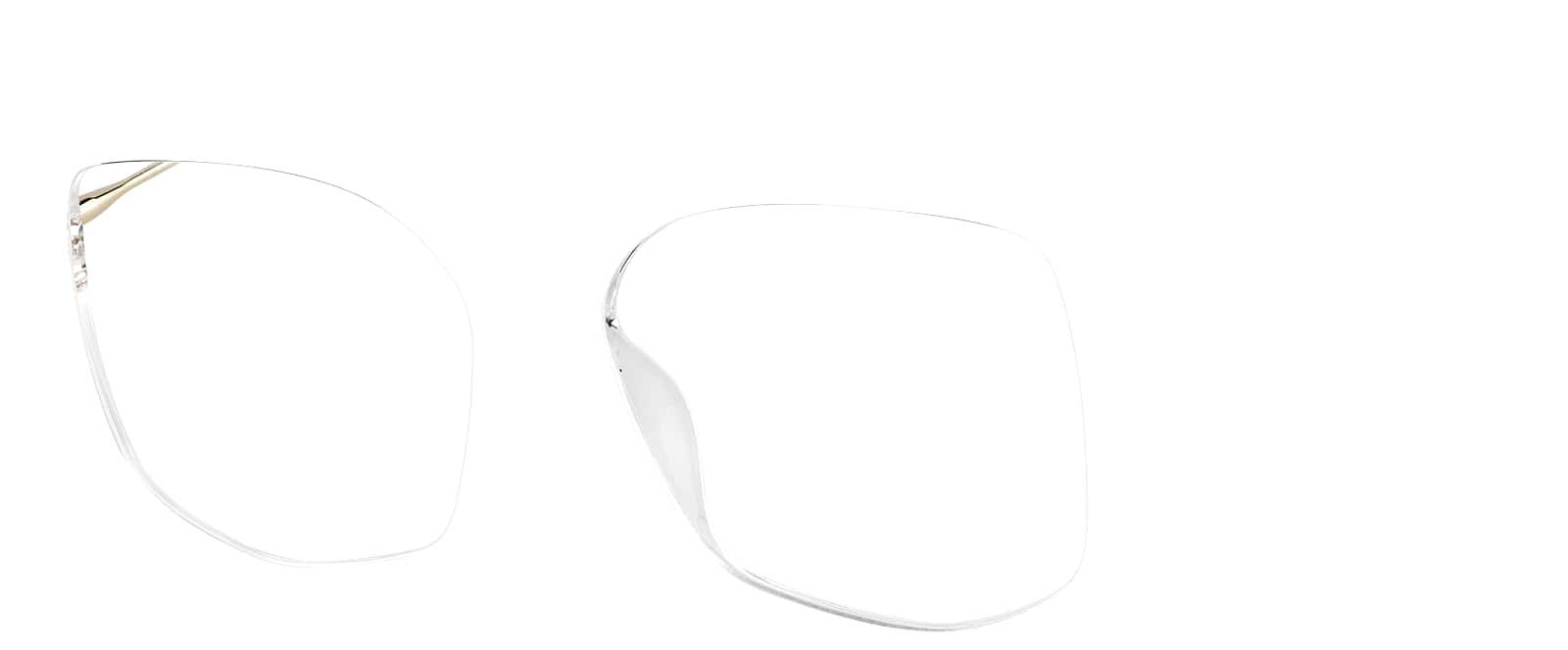 Blue Geometric Glasses #7840616 | Zenni Optical