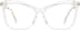 Cat-Eye Glasses 7840723 in Clear