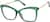 Angle view of Cat-Eye Glasses 7840724 in Green thumbnail