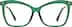 Cat-Eye Glasses 7840724 in Green