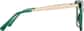 Side view of Cat-Eye Glasses 7840724 in Green thumbnail