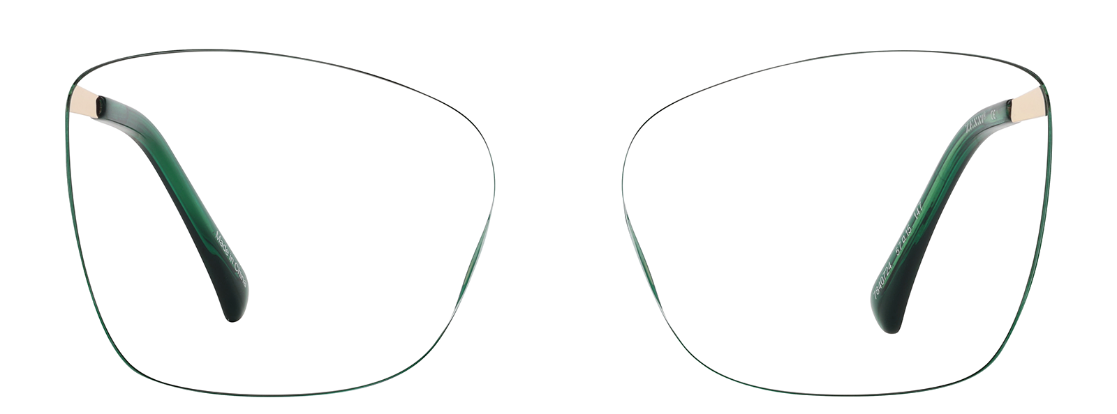 Green Cat-Eye Glasses #7840724 | Zenni Optical