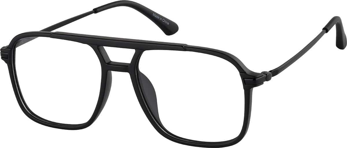 Angle view of Aviator Glasses  7840821 in Black