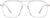 Front view of Aviator Glasses  7840823 in Clear thumbnail