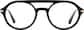 Front view of Round Glasses 7840921 in Black thumbnail