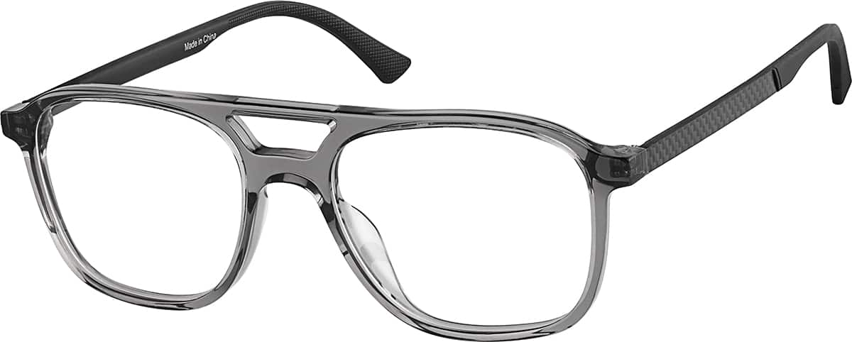 Angle view of Aviator Glasses 7841012 in Gray