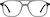 Front view of Aviator Glasses 7841012 in Gray thumbnail