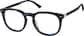 Angle view of Square Glasses 7841116 in Blue thumbnail