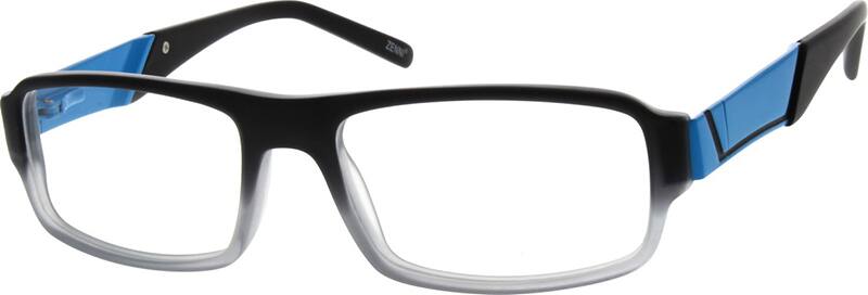 レンズ(ズーム) Man Gray Square Glasses #7841112 | Zenni Optical