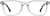 Front view of Square Glasses 7841212 in Gray thumbnail