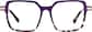 Front view of Let’s Do Brunch Glasses 7841317 in Purple thumbnail