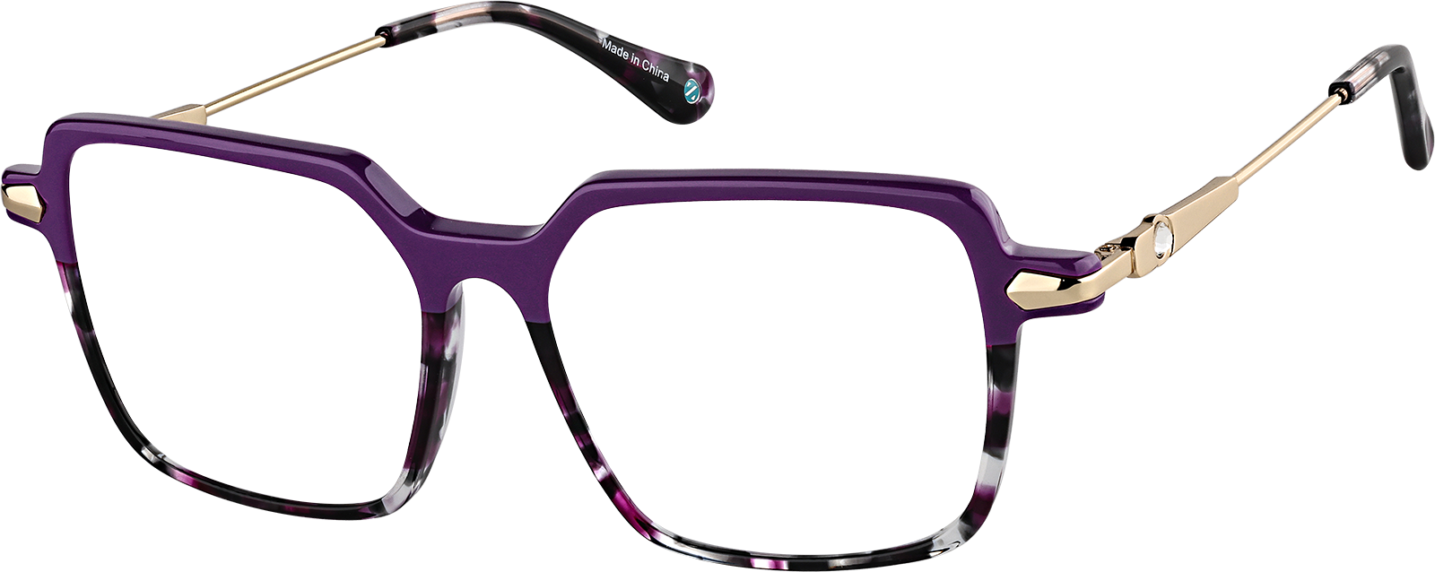 Purple Let's Do Brunch Glasses #7841317 | Zenni Optical