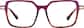Front view of Let’s Do Brunch Glasses 7841319 in Pink thumbnail