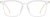Front view of Square Glasses 7841423 in Clear thumbnail