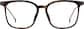 Front view of Square Glasses 7841425 in Tortoiseshell thumbnail