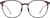 Front view of Round Glasses 7841517 in Purple thumbnail