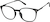 Angle view of Round Glasses 7841521 in Black thumbnail