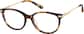 Angle view of Cat-Eye Glassses Glasses 7841625 in Tortoiseshell thumbnail
