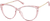 Angle view of Cat-Eye Glasses 7841719 in Pink thumbnail