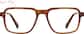 Front view of Hawk Vision Glasses 7841815 in Brown thumbnail