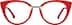 Cat-Eye Glasses 7841918 in Red